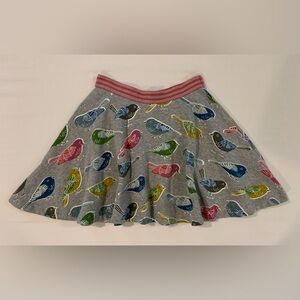 Mini Boden 9-10 bird skirt